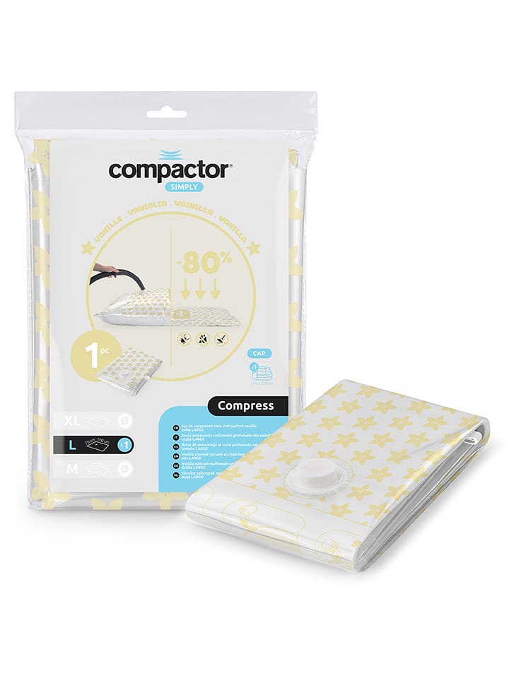 Compactor Worek próżniowy w kolorze białym - 70 x 100 cm rozmiar: onesize