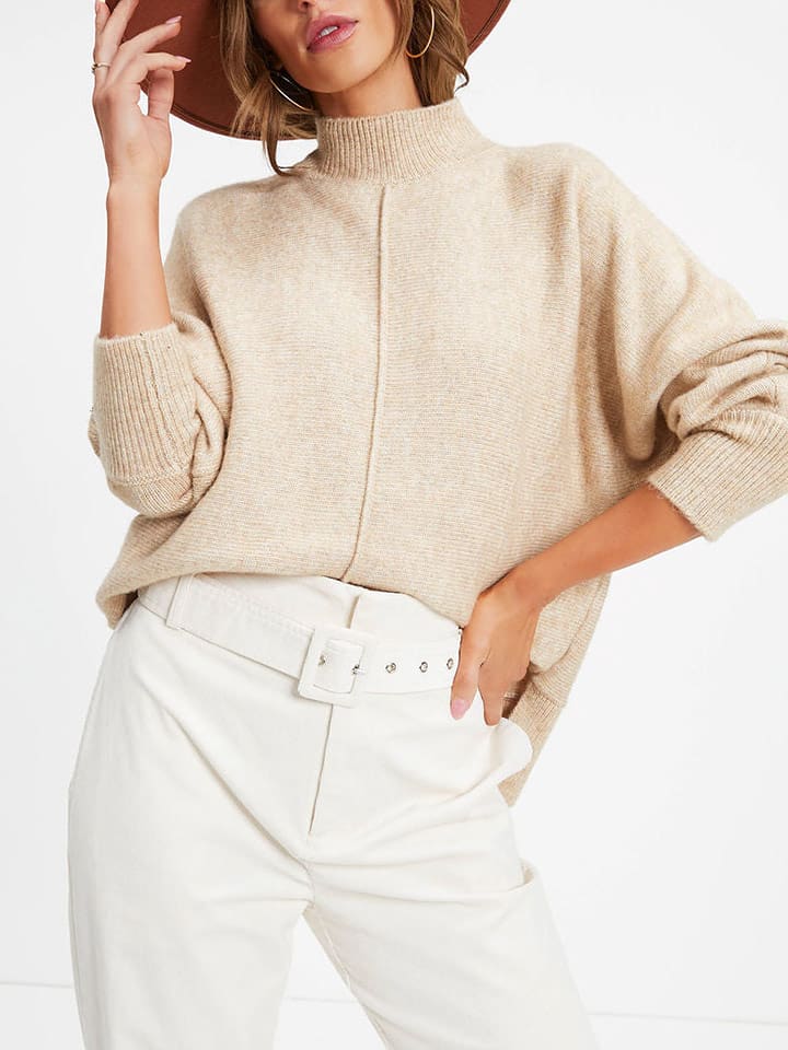 LA Angels Sweter w kolorze beżowym rozmiar: XL