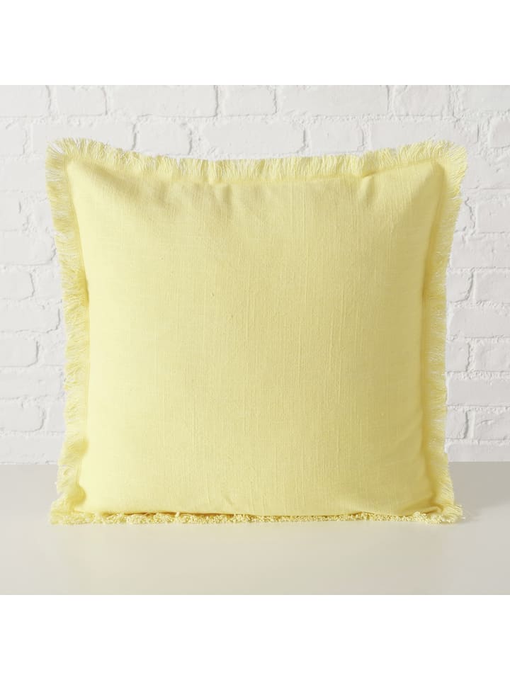 Boltze Poduszka "Lenea" w kolorze żółtym - 45 x 45 cm rozmiar: onesize