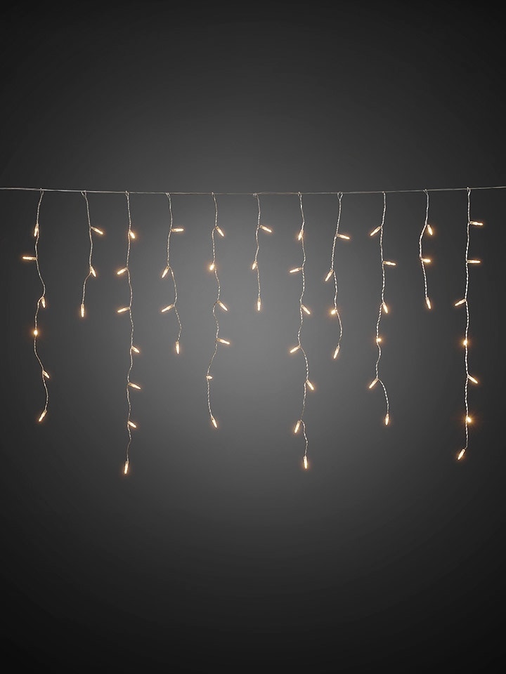 Konstsmide Zasłona świetlna LED w kształcie kropli - KEE G (A do G) - 75 x 300 cm rozmiar: onesize