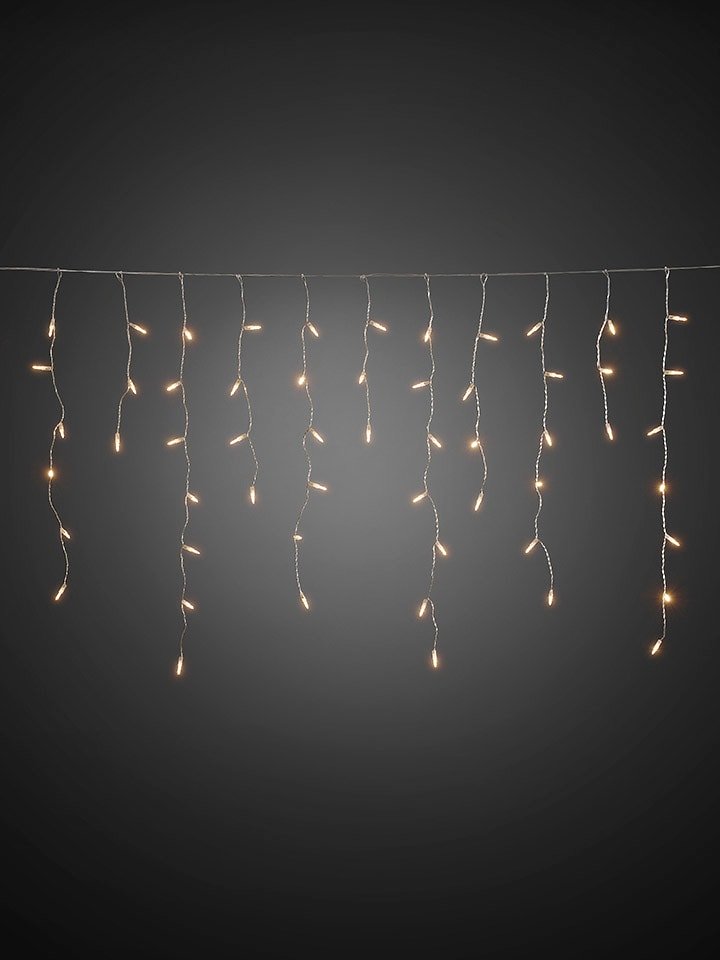 Konstsmide Zasłona świetlna LED w kształcie kropli - KEE G (A do G) - 75 x 300 cm rozmiar: onesize