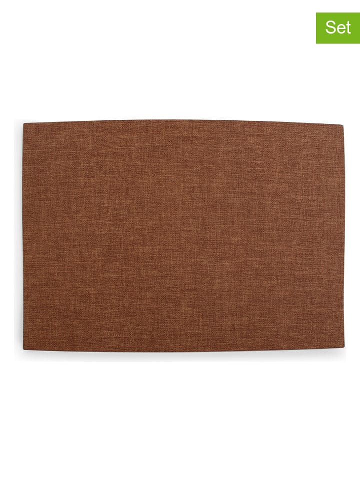 Salt and Pepper Podkładki stołowe (4 szt.) "Dinner" w kolorze brązowym - 30 x 43 cm rozmiar: onesize