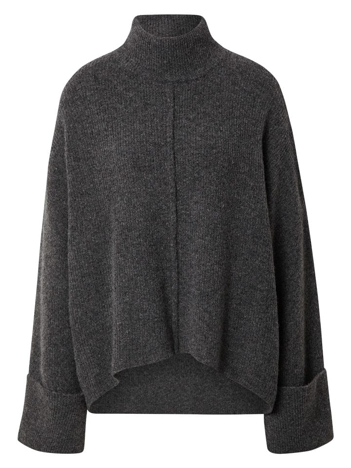 LeGer Sweter "Rafaela" w kolorze szarym rozmiar: 44