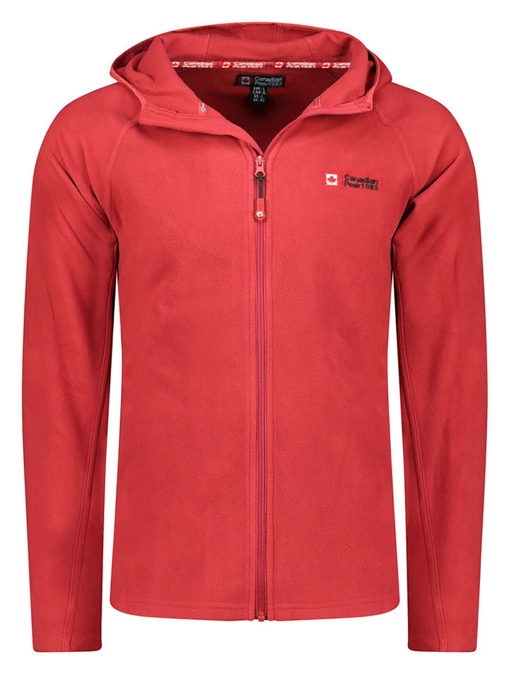 Canadian Peak Kurtka polarowa "Tugoodeak" w kolorze czerwonym rozmiar: 152