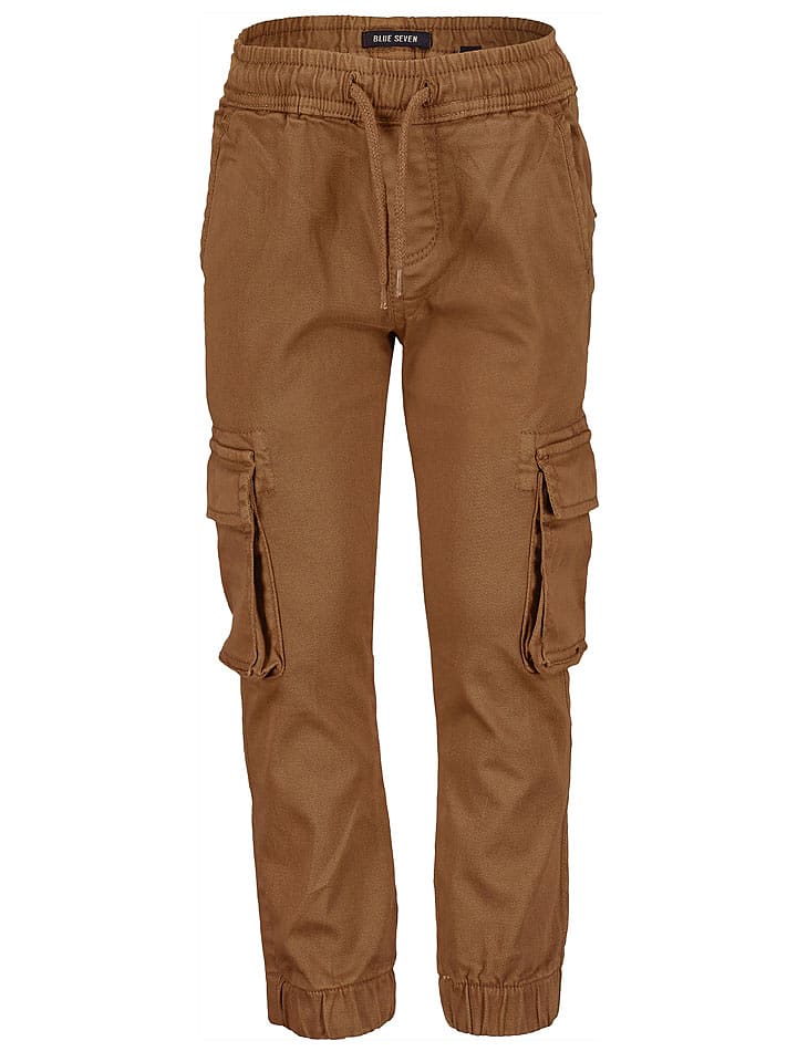 Blue Seven Bojówki w kolorze jasnobrązowym rozmiar: 92