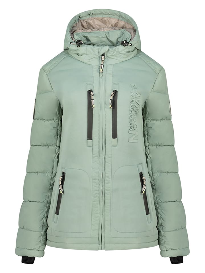 Geographical Norway Kurtka zimowa "Beachwood" w kolorze miętowym rozmiar: XL