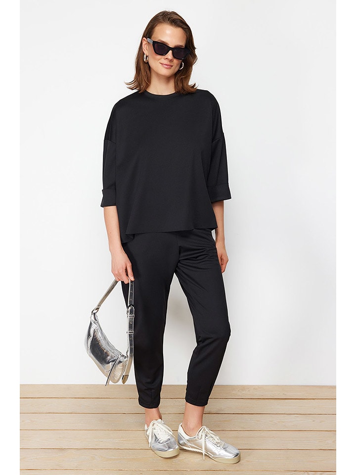 trendyol 2-częściowy zestaw w kolorze czarnym rozmiar: S