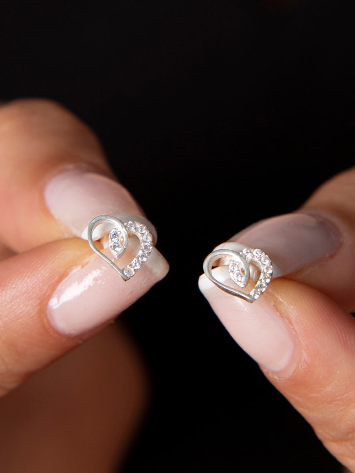 Lodie Silver Srebrne kolczyki-wkrętki z cyrkoniami rozmiar: onesize