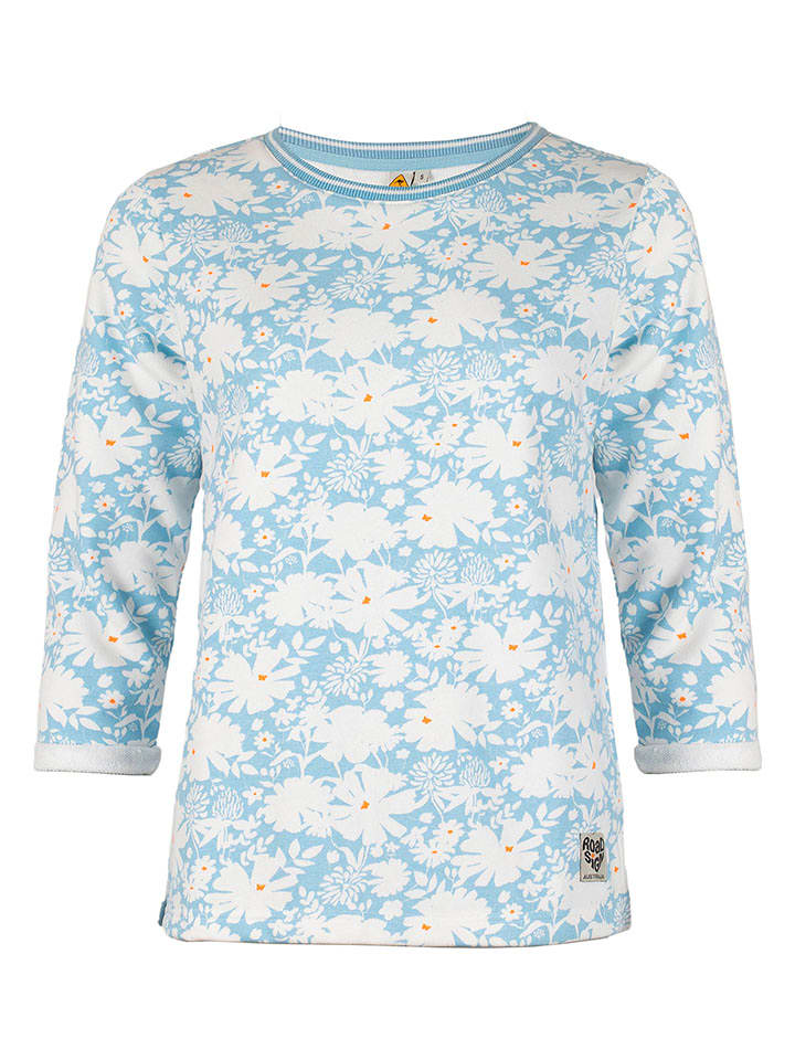 Roadsign Bluza w kolorze błękitno-białym rozmiar: M