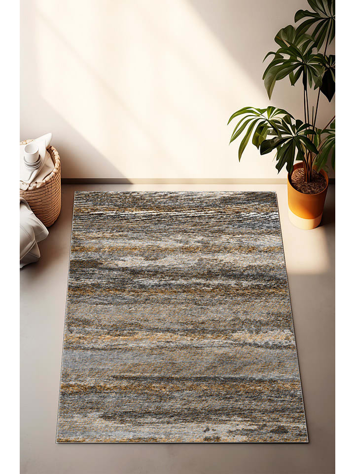 Conceptum Hypnose Dywan "CT-2313" w kolorze beżowo-szarym rozmiar: 80x300 cm