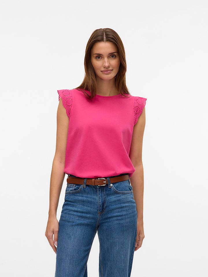 Vero Moda Koszulka w kolorze różowym rozmiar: XXL