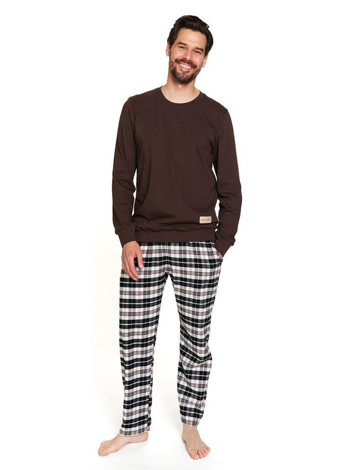 Doctor Nap Piżama w kolorze brązowym rozmiar: M