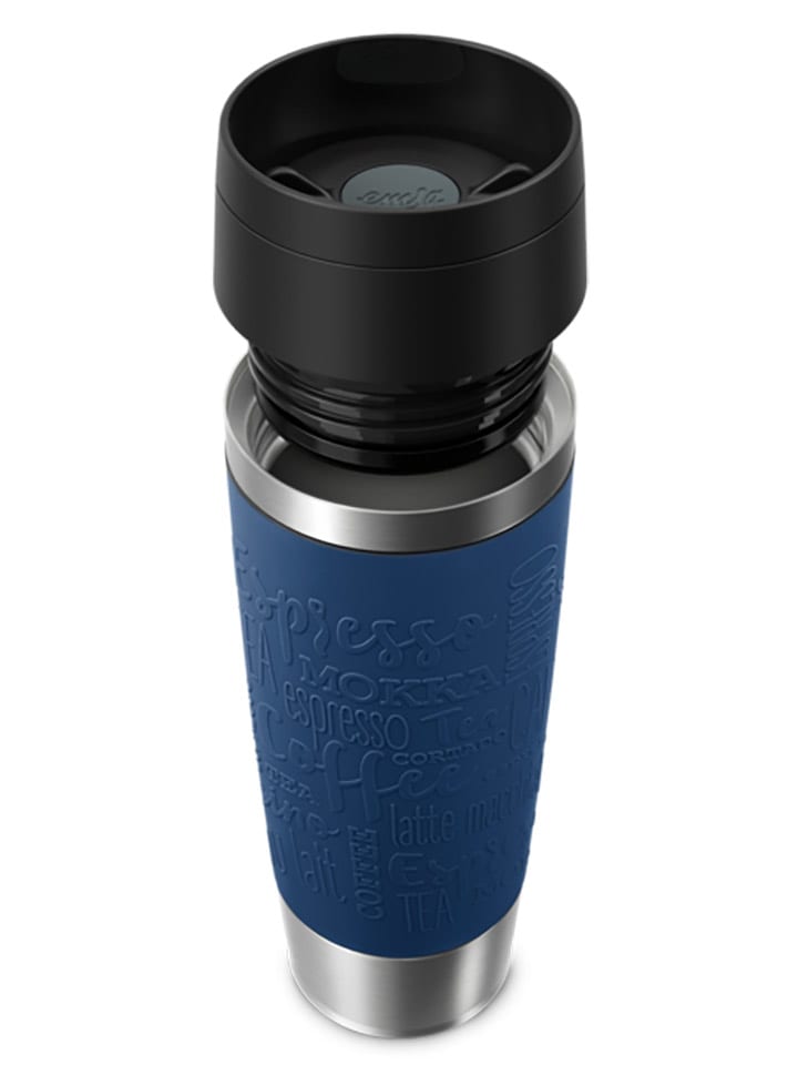 Emsa Kubek termiczny "Travel Mug Classic" w kolorze niebieskim - 500 ml rozmiar: onesize
