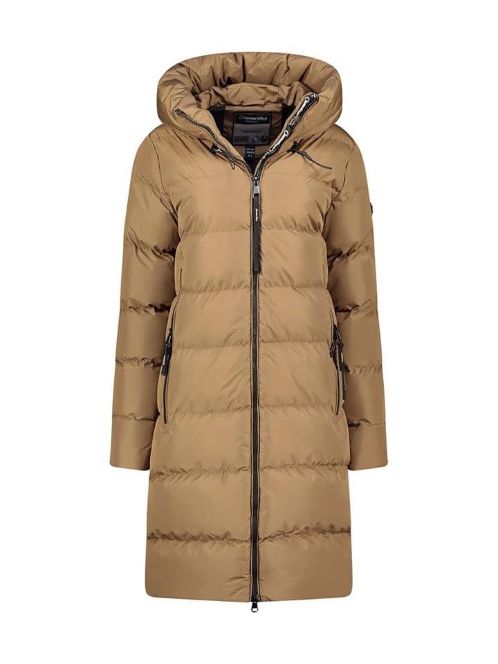 Canadian Peak Płaszcz zimowy "Aprileak" w kolorze jasnobrązowym rozmiar: XL