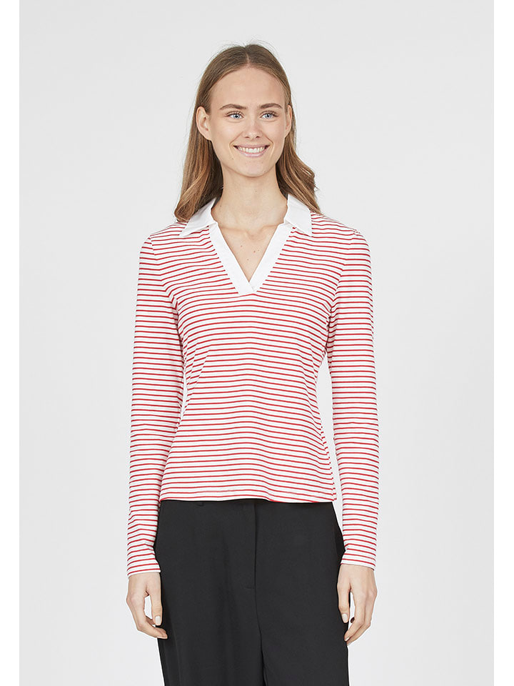 SisterS point Koszulka w kolorze biało-czerwonym rozmiar: XS