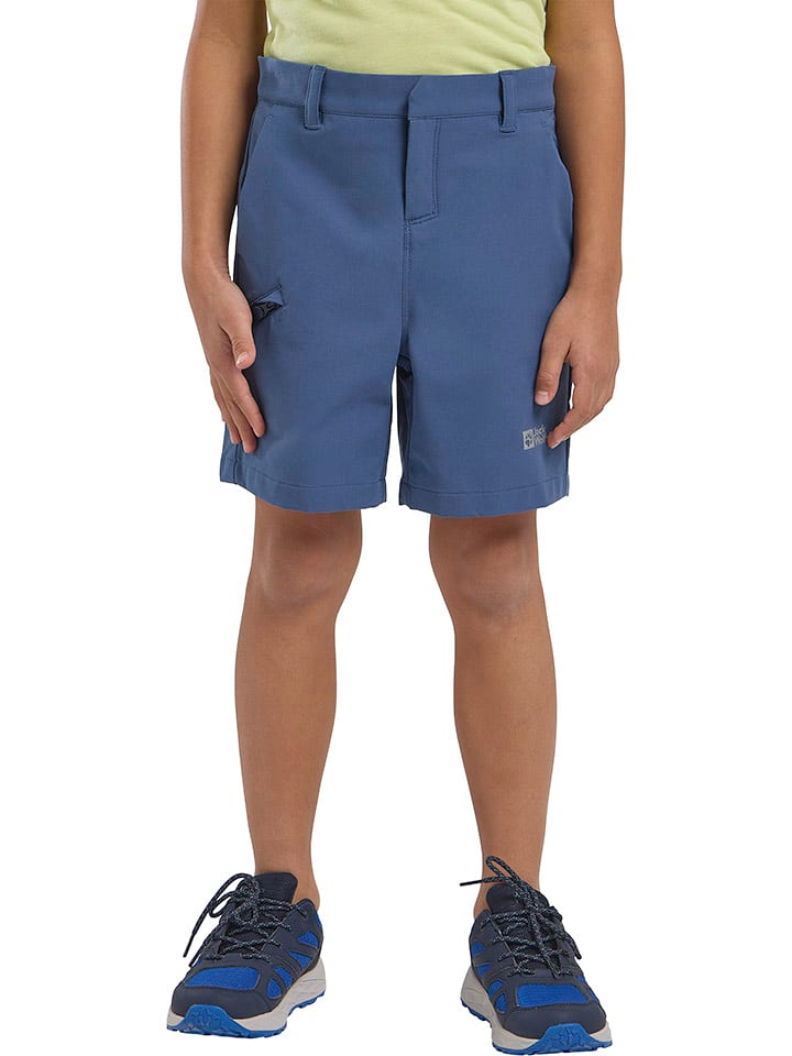 Jack Wolfskin Szorty funkcyjne "Turbulence" w kolorze granatowym rozmiar: 152