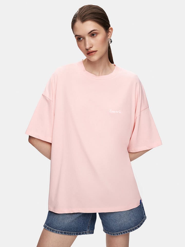 LTB Koszulka "Banola" w kolorze jasnoróżowym rozmiar: L