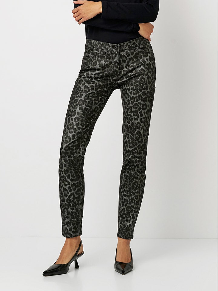 Rosner Spodnie "Perfect Shape" w kolorze antracytowym rozmiar: 42