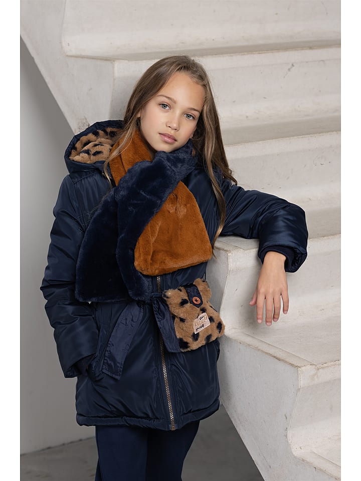 NONO Parka "NoNo Bow" w kolorze granatowym rozmiar: 134/140