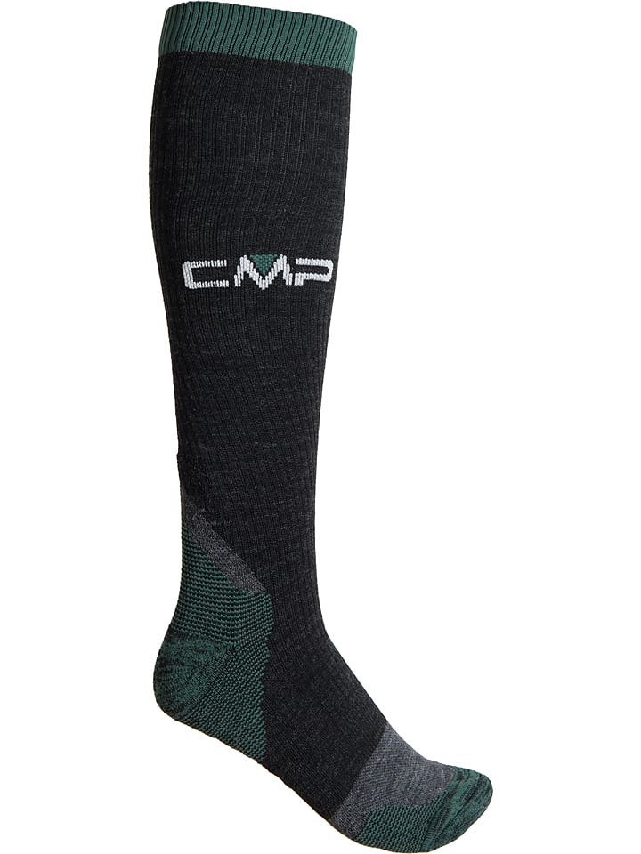 CMP Skarpety trekkingowe "Wool Mid" w kolorze antracytowym rozmiar: 46/48