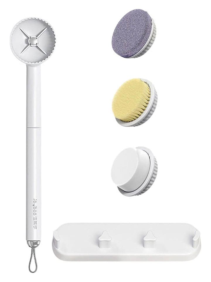 Joybos Szczotka w kolorze białym pod prysznic - dł. 38 cm rozmiar: onesize