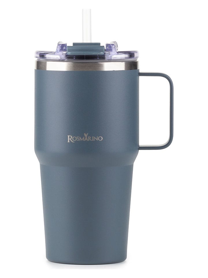 ROSMARINO Kubek termiczny "MegaCup" w kolorze granatowym - 600 ml rozmiar: onesize