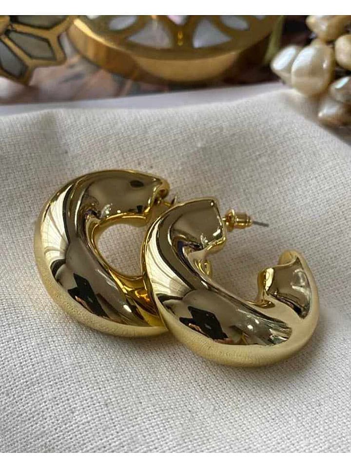 Luseera Pozłacane kolczyki-półkreole rozmiar: onesize