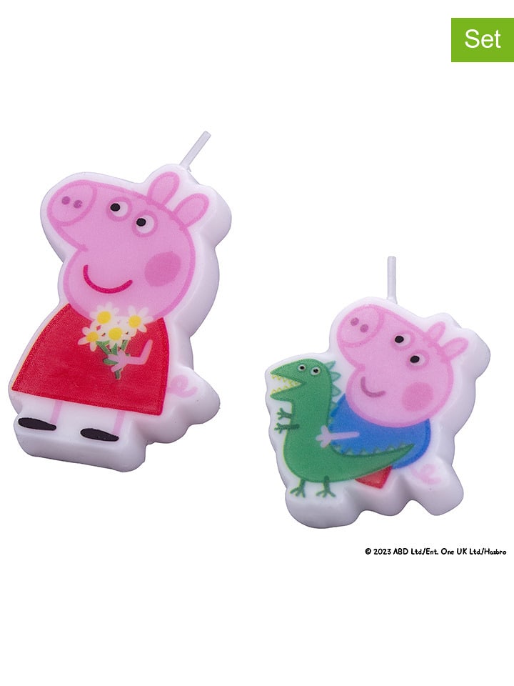 Dr. Oetker Świeczki (4 szt.) "Peppa i George" ze wzorem rozmiar: onesize