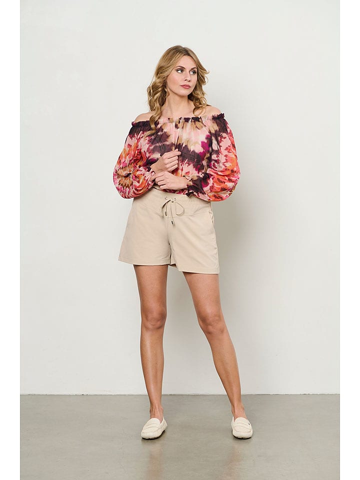 &Co Woman Bluzka "Acha" w kolorze jasnoróżowo-bordowym rozmiar: XL