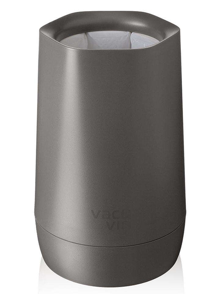 Vacu Vin Schładzacz "Hexo" w kolorze szarym do wina - wys. 21,3 x Ø 13,6 cm rozmiar: onesize