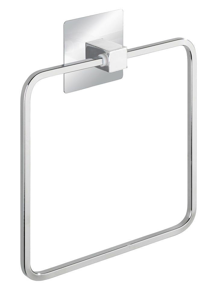 Wenko Uchwyt "Edelstahl" w kolorze srebrnym na ręcznik - 16,5 x 19,5 x 3,5 cm rozmiar: onesize