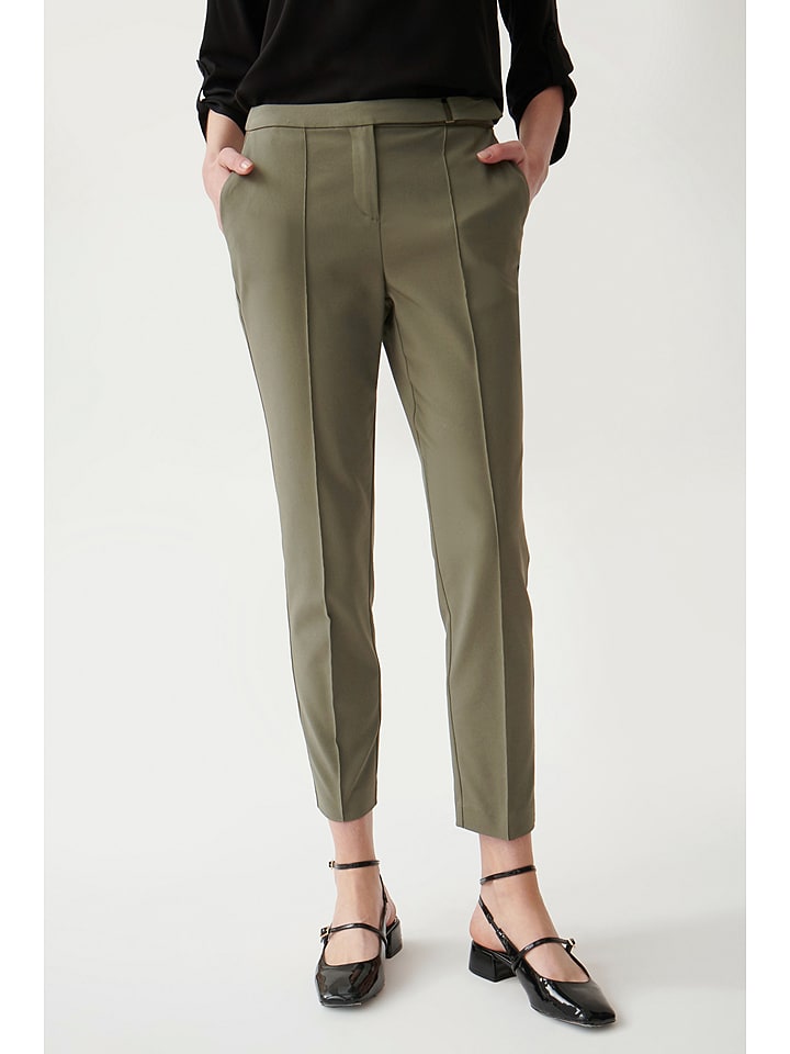 TATUUM Spodnie w kolorze khaki rozmiar: 38