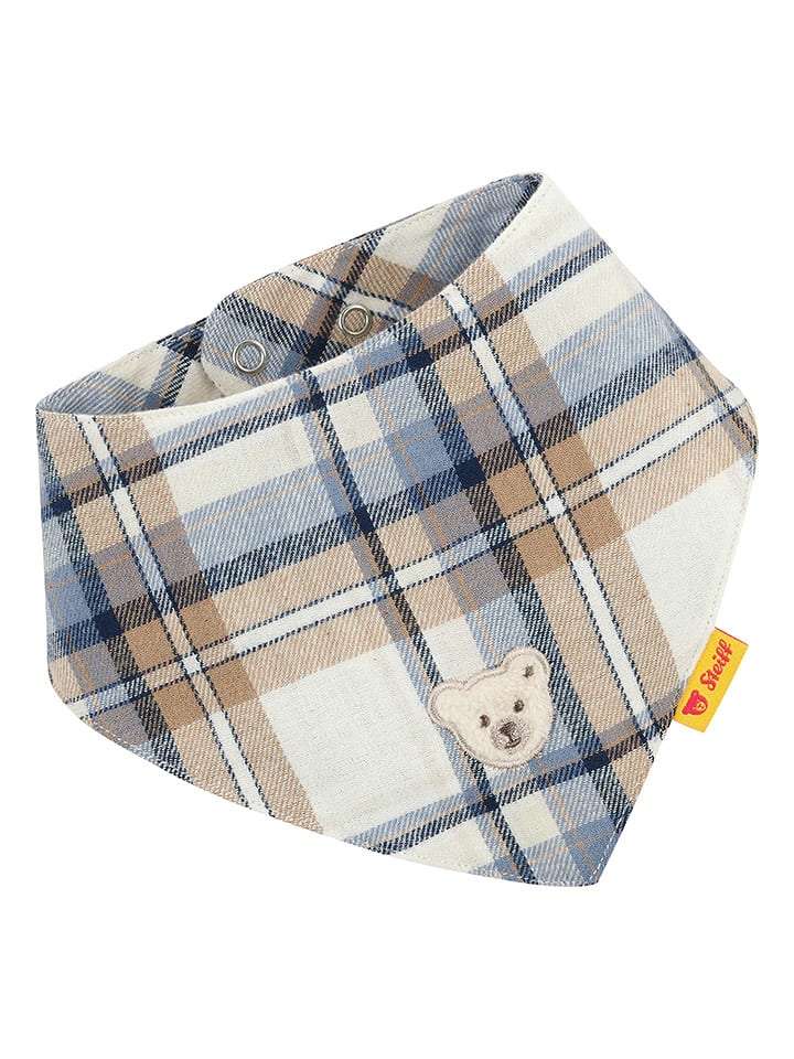 Steiff Chusta w kolorze beżowo-niebieskim rozmiar: onesize
