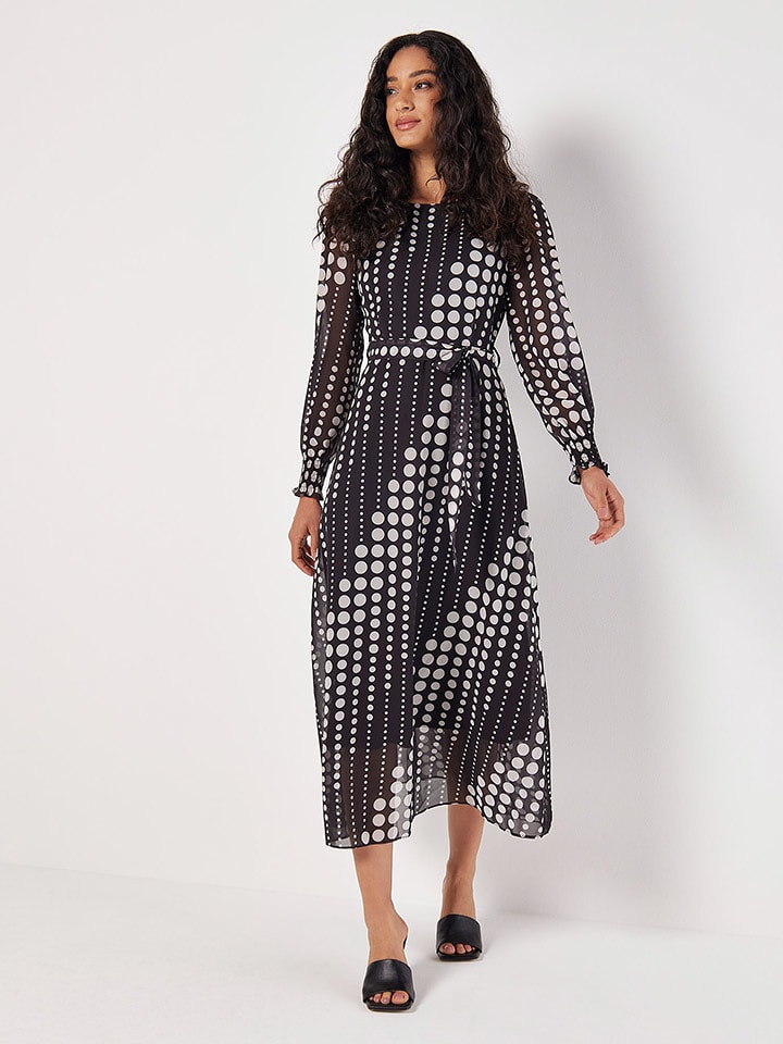 Apricot Sukienka w kolorze biało-ciemnofioletowym rozmiar: S