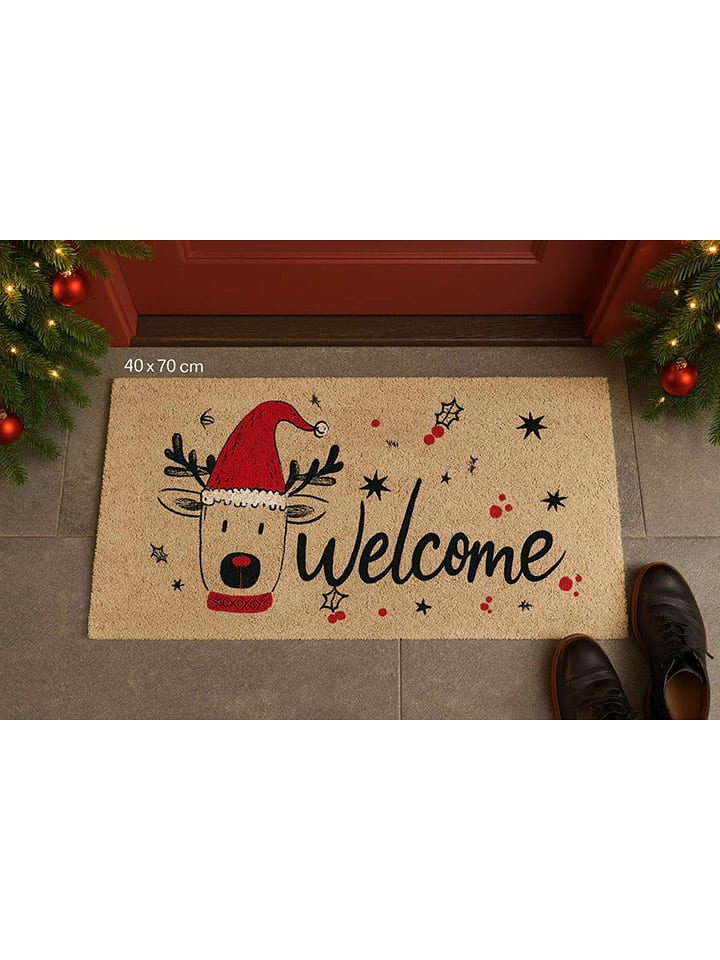 Mioli Wycieraczka w kolorze beżowym rozmiar: 40x70 cm