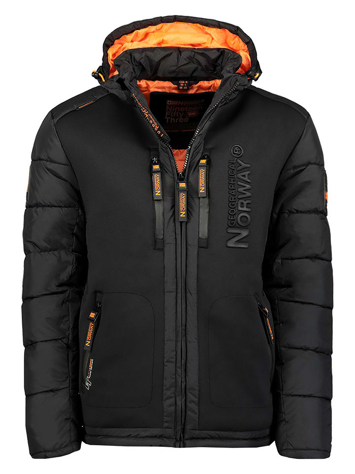 Geographical Norway Kurtka zimowa "Beachwood" w kolorze czarnym rozmiar: S
