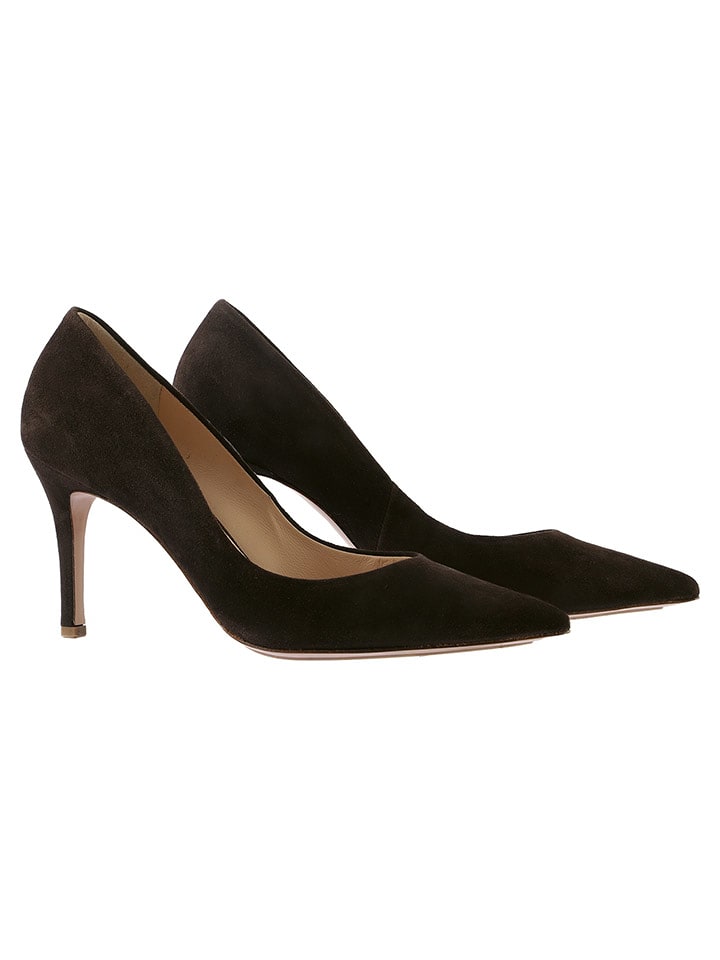 Högl Skórzane czółenka "Boulevard 70" w kolorze brązowym rozmiar: 37