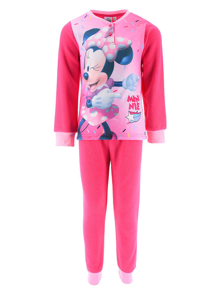 Disney Minnie Mouse Piżama "Minnie" w kolorze różowym rozmiar: 98