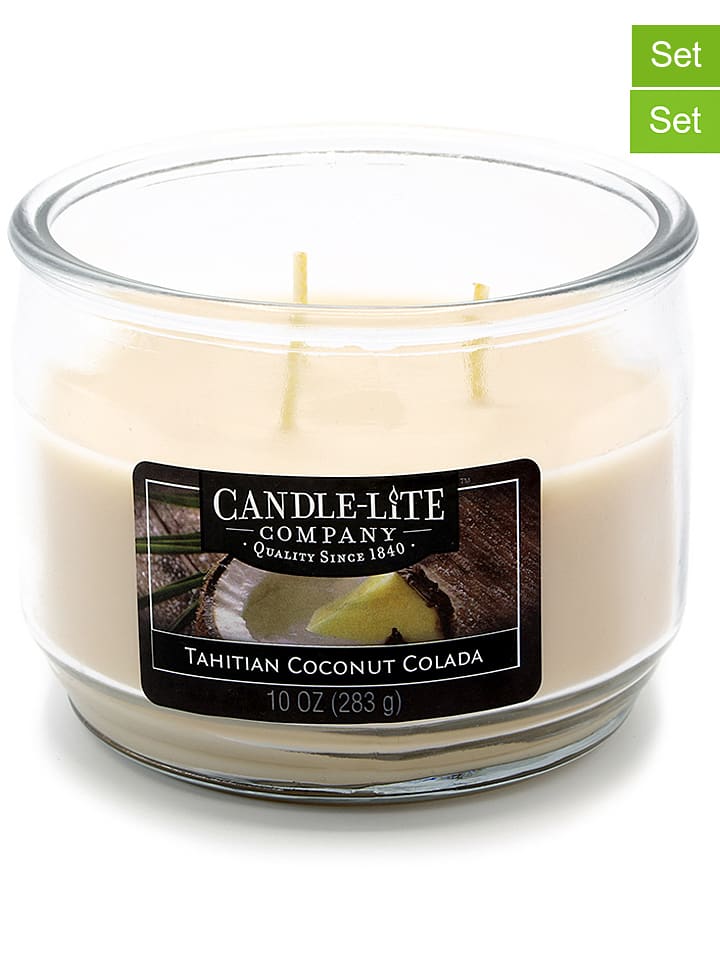 CANDLE-LITE Świece zapachowe (2 szt.) "Tahitian Coconut Colada" - 2 x 283 g rozmiar: onesize