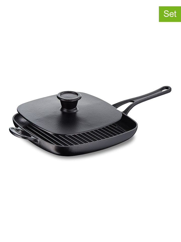 Tefal Pokrywka grillowa w kolorze czarnym - 22 x 22 cm rozmiar: onesize