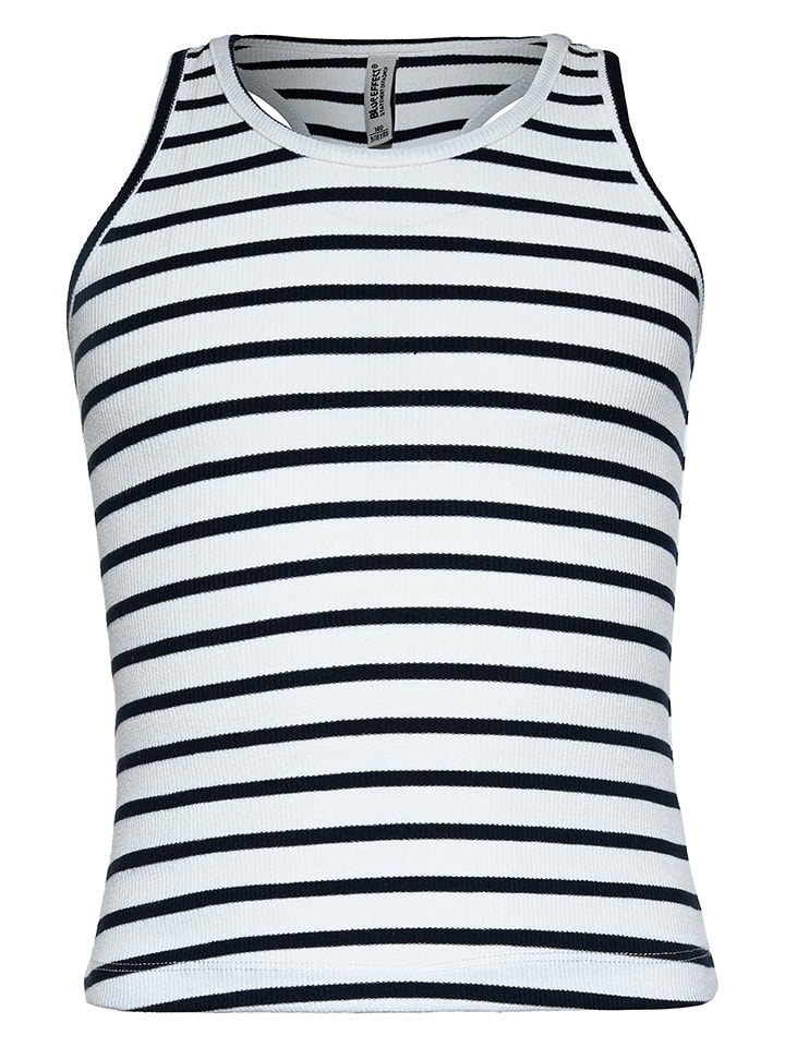 Blue Effect Top w kolorze biało-granatowym rozmiar: 140