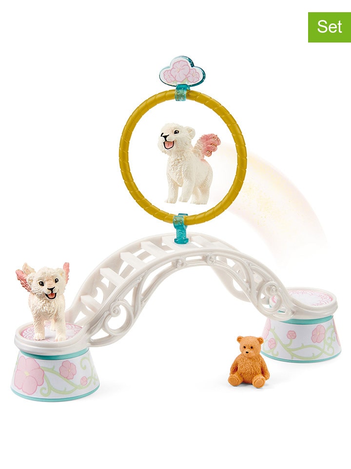 Schleich 10-częściowy zestaw "Winged Baby Lion Training" do zabawy - 5+ rozmiar: onesize