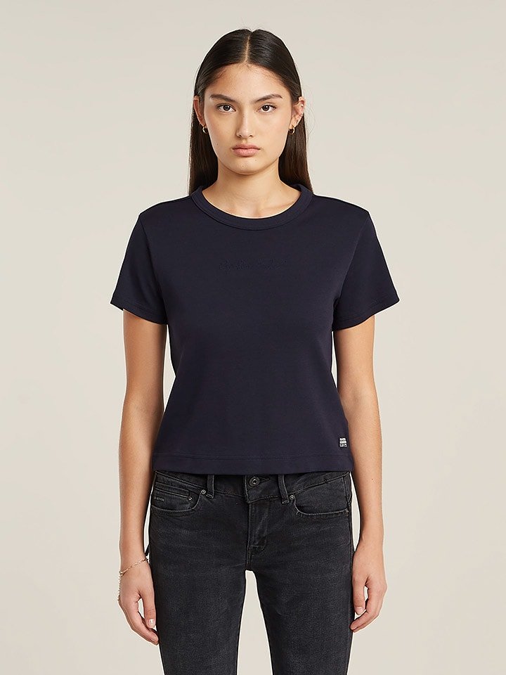 G-Star Koszulka w kolorze granatowym rozmiar: S