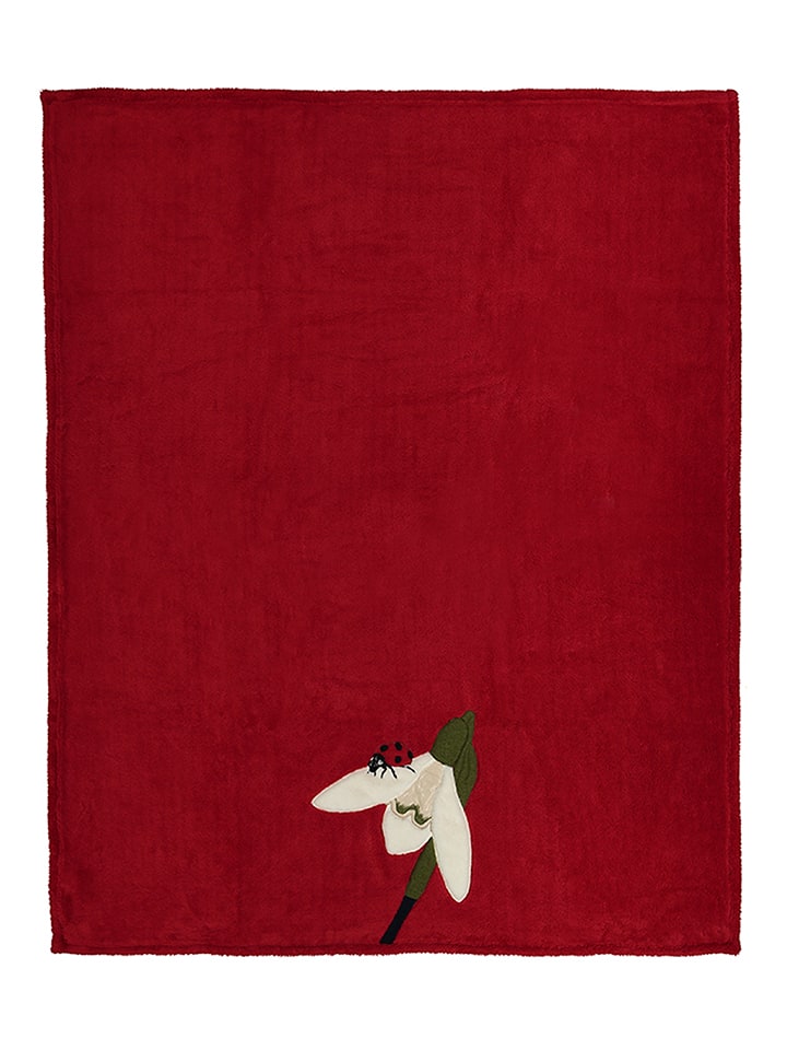 maryplaid Pled w kolorze czerwonym rozmiar: 150x180 cm