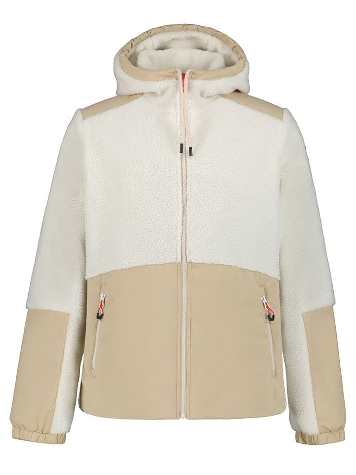 Icepeak Kurtka polarowa "Eads" w kolorze beżowo-kremowym rozmiar: S