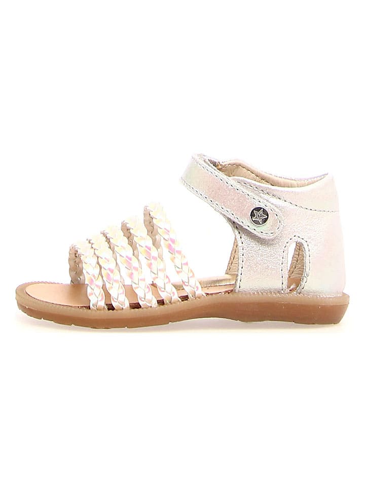 Naturino Skórzane sandały "Rubino" w kolorze jasnoróżowym rozmiar: 24