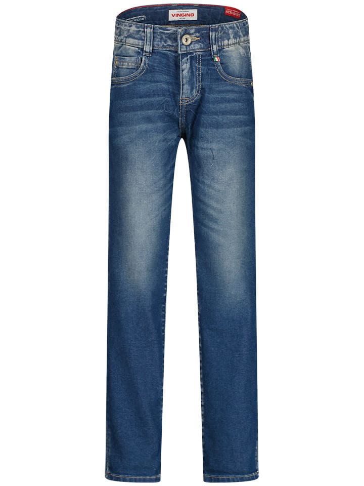 Vingino Dżinsy - Regular fit - w kolorze granatowym rozmiar: 164