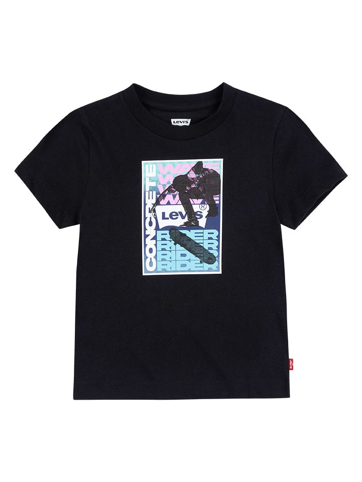 Levi's Kids Koszulka w kolorze czarnym rozmiar: 110