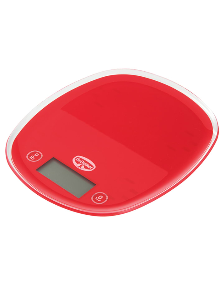 Dr. Oetker Waga w kolorze czerwonym rozmiar: onesize