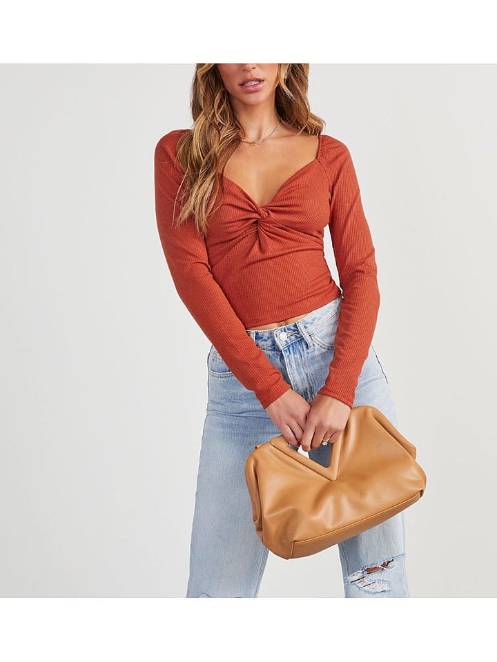 Milan Kiss Koszulka w kolorze czerwonobrązowym rozmiar: S